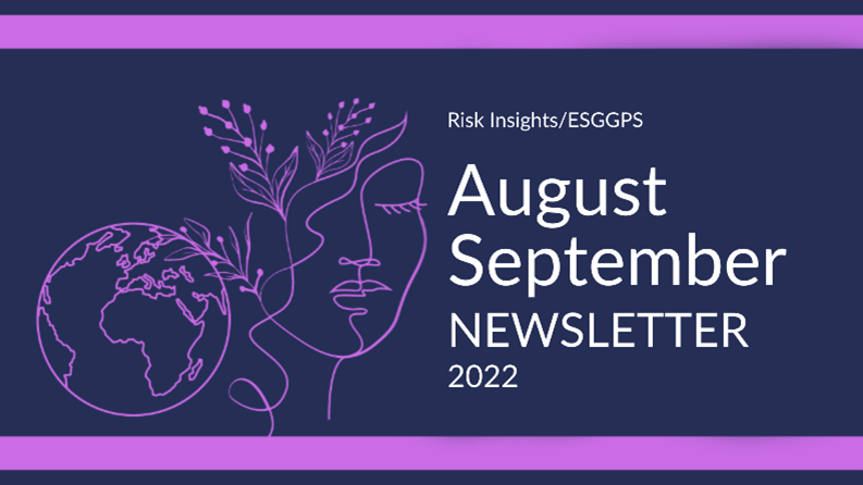 AUGUST/SEPTEMBER NEWSLETTER 2022